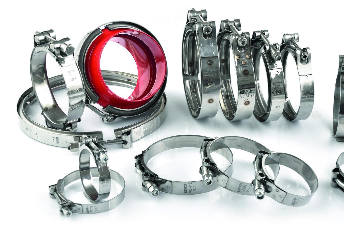OEM Clamps V-band, hose and exhaust clamps